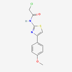2-chloro-N-[4-(4-methoxyphenyl)-1,3-thiazol-2-yl]acetamide