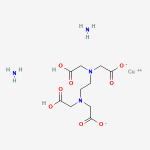 molecular formula C10H20CuN4O8 B1594294 Edetate diammonium copper CAS No. 67989-88-2