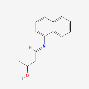 2-Butanol, 4-(1-naphthalenylimino)-