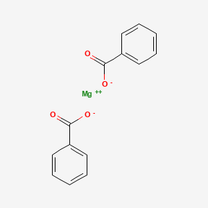 molecular formula C14H10MgO4 B1594315 Magnesium dibenzoate CAS No. 553-70-8