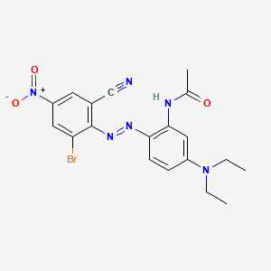 N-[2-[(2-Bromo-6-cyano-4-nitrophenyl)azo]-5-(diethylamino)phenyl]acetamide