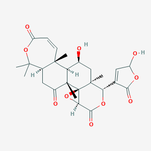 molecular formula C26H30O10 B159433 21,23-Dihydro-23-hydroxy-21-oxozapoterin 