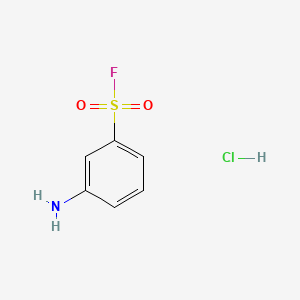 molecular formula C6H7ClFNO2S B1594331 3-aminobenzenesulfonyl fluoride hydrochloride CAS No. 3887-48-7