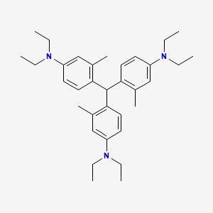 molecular formula C34H49N3 B1594336 Benzenamine, 4,4',4''-methylidynetris[N,N-diethyl-3-methyl- CAS No. 4482-70-6