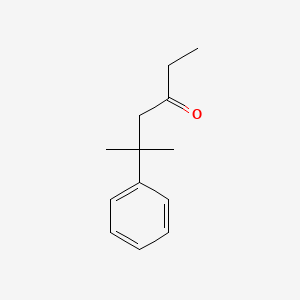 molecular formula C13H18O B1594338 5-Methyl-5-phenylhexan-3-one CAS No. 4927-36-0