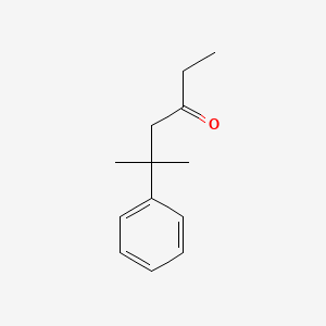 5-Methyl-5-phenylhexan-3-one