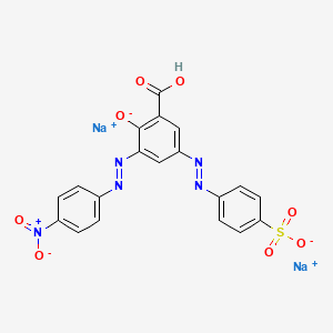molecular formula C19H11N5Na2O8S B1594343 Mordant Brown 18 CAS No. 5850-12-4
