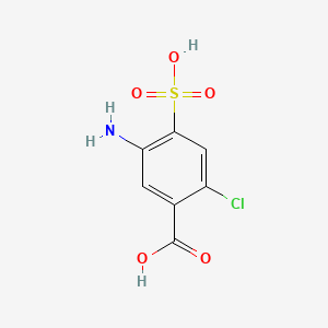 Benzoic acid, 5-amino-2-chloro-4-sulfo-