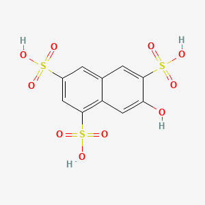 molecular formula C10H8O10S3 B1594349 2-Naphthol-3,6,8-trisulfonic acid CAS No. 6259-66-1