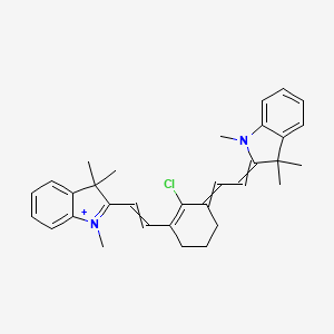molecular formula C32H36BClF4N2 B1594356 2-(2-(2-Chloro-3-[2-(1,3,3-trimethyl-2,3-dihydro-1H-2-indolyliden)ethylidene]-1-cyclohexenyl)-1-ethenyl)-1,3,3-trimethyl-3H-indolium CAS No. 439859-04-8