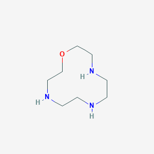 molecular formula C8H19N3O B1594360 1-Oxa-4,7,10-triazacyclododecane CAS No. 53835-21-5