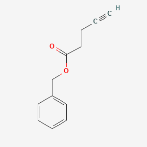 molecular formula C12H12O2 B1594367 4-Pentynoic acid, phenylmethyl ester CAS No. 126378-11-8