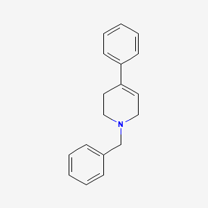 molecular formula C18H19N B1594368 1-Benzyl-4-phenyl-1,2,3,6-tetrahydropyridine CAS No. 38025-45-5