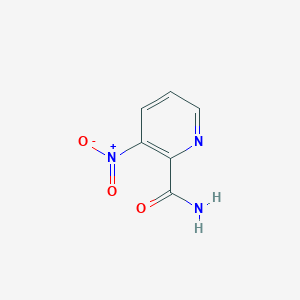 molecular formula C6H5N3O3 B1594375 3-Nitropyridine-2-carboxamide CAS No. 59290-92-5
