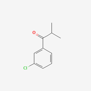 molecular formula C10H11ClO B1594376 1-(3-Chlorophenyl)-2-methylpropan-1-one CAS No. 55649-98-4