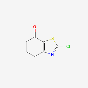 molecular formula C7H6ClNOS B1594378 2-Chloro-5,6-dihydrobenzo[d]thiazol-7(4H)-one CAS No. 330203-55-9