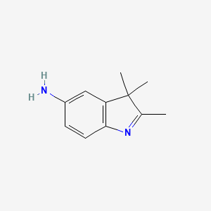 molecular formula C11H14N2 B1594379 2,3,3-Trimethyl-3H-indol-5-amine CAS No. 773-63-7