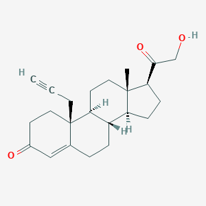molecular formula C23H30O3 B159438 19-Acetylenic-deoxycorticosterone CAS No. 127080-69-7