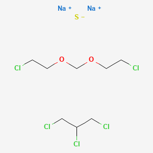 molecular formula C8H15Cl5Na2O2S B1594382 disodium;1-chloro-2-(2-chloroethoxymethoxy)ethane;1,2,3-trichloropropane;sulfide CAS No. 68611-50-7