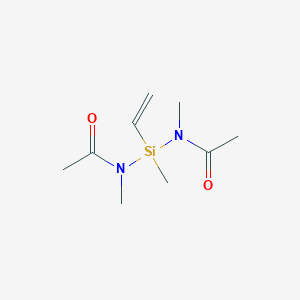 Acetamide, N,N'-(ethenylmethylsilylene)bis[N-methyl-