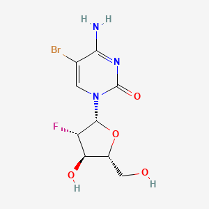molecular formula C9H11BrFN3O4 B1594401 2'-Fluoro-5-bromo-1-beta-D-arabinofuranosylcytosine CAS No. 69123-93-9