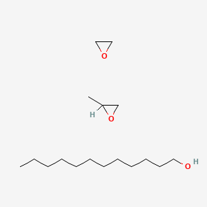 molecular formula C17H36O3 B1594406 Dodecan-1-ol;2-methyloxirane;oxirane CAS No. 68238-81-3