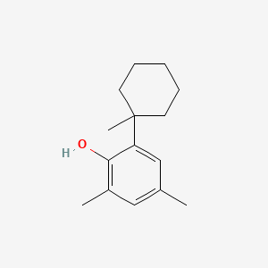 molecular formula C15H22O B1594410 2,4-dimethyl-6-(1-methylcyclohexyl)phenol CAS No. 77-61-2