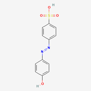 4-[(4-Hydroxyphenyl)diazenyl]benzenesulfonic acid