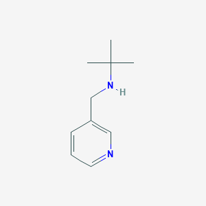 molecular formula C10H16N2 B1594431 2-methyl-N-(pyridin-3-ylmethyl)propan-2-amine CAS No. 97266-25-6