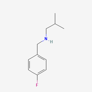 molecular formula C11H16FN B1594432 (4-Fluorobenzyl)isobutylamine CAS No. 359446-04-1