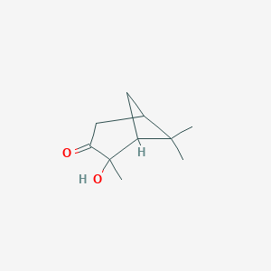 molecular formula C10H16O2 B159444 2-hydroxy-2,6,6-trimethylbicyclo[3.1.1]heptan-3-one CAS No. 10136-65-9