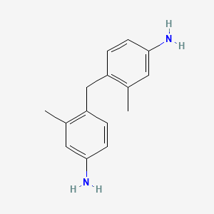 molecular formula C15H18N2 B1594449 4-(4-Amino-2-methylbenzyl)-3-methylbenzenamine CAS No. 97-28-9