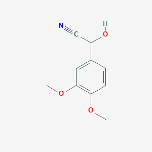 (3,4-Dimethoxyphenyl)(hydroxy)acetonitrile