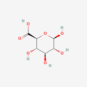 molecular formula C6H10O7 B1594455 (2S,3S,4S,5R,6R)-3,4,5,6-tetrahydroxyoxane-2-carboxylic acid CAS No. 23018-83-9