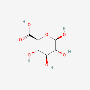 molecular formula C6H10O7 B1594455 beta-D-Glucopyranuronic acid CAS No. 23018-83-9
