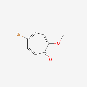 molecular formula C8H7BrO2 B1594458 5-Bromo-2-methoxycyclohepta-2,4,6-trien-1-one CAS No. 33816-51-2
