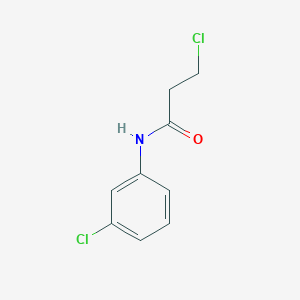 molecular formula C9H9Cl2NO B1594473 3-chloro-N-(3-chlorophenyl)propanamide CAS No. 99585-98-5
