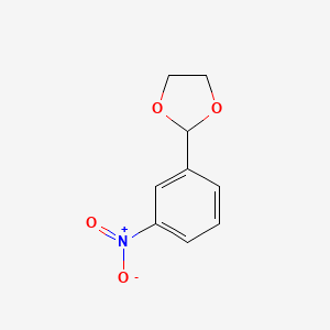 molecular formula C9H9NO4 B1594477 2-(3-Nitrophenyl)-1,3-dioxolane CAS No. 6952-67-6
