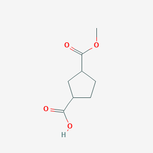 3-(Methoxycarbonyl)cyclopentane-1-carboxylic acid