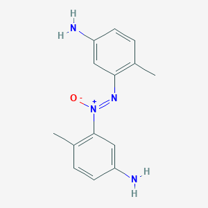 molecular formula C14H16N4O B159449 5,5'-Diamino-2,2'-dimethylazoxybenzene CAS No. 138805-30-8