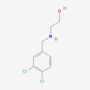 molecular formula C9H11Cl2NO B1594492 2-[(3,4-二氯苄基)氨基]乙醇 CAS No. 40172-06-3
