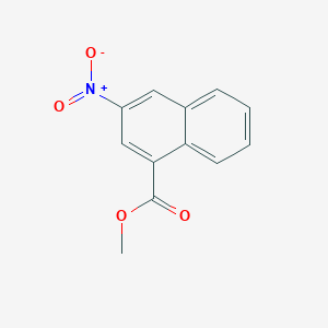 molecular formula C12H9NO4 B1594494 Methyl 3-nitro-1-naphthoate CAS No. 13772-63-9