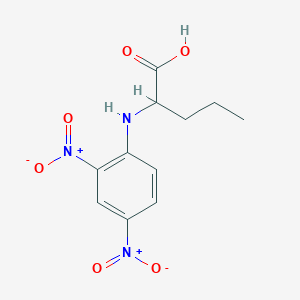 molecular formula C11H13N3O6 B1594495 DNP-DL-norvaline CAS No. 31356-37-3