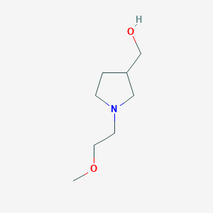 molecular formula C8H17NO2 B1594499 [1-(2-Methoxyethyl)pyrrolidin-3-yl]methanol CAS No. 90227-42-2