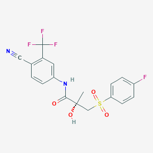 molecular formula C18H14F4N2O4S B015945 (S)-双卡鲁胺 CAS No. 113299-38-0