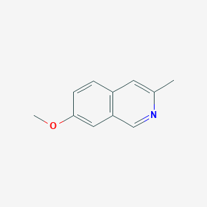 molecular formula C11H11NO B1594500 7-Methoxy-3-methylisoquinoline CAS No. 40134-07-4