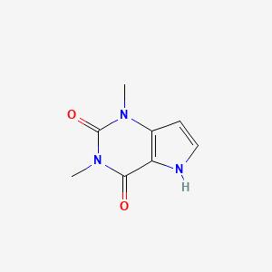 molecular formula C8H9N3O2 B1594510 1,3-dimethyl-1H-pyrrolo[3,2-d]pyrimidine-2,4(3H,5H)-dione CAS No. 46155-89-9