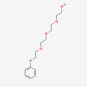 molecular formula C14H22O5 B1594516 2-(2-(2-(2-Phenoxyethoxy)ethoxy)ethoxy)ethanol CAS No. 36366-93-5