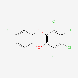 molecular formula C12H3Cl5O2 B1594517 1,2,3,4,7-Pentachlorodibenzo-P-dioxin CAS No. 39227-61-7