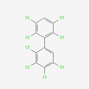 molecular formula C12H2Cl8 B1594520 2,2',3,3',4,5,5',6'-Octachlorobiphenyl CAS No. 52663-75-9